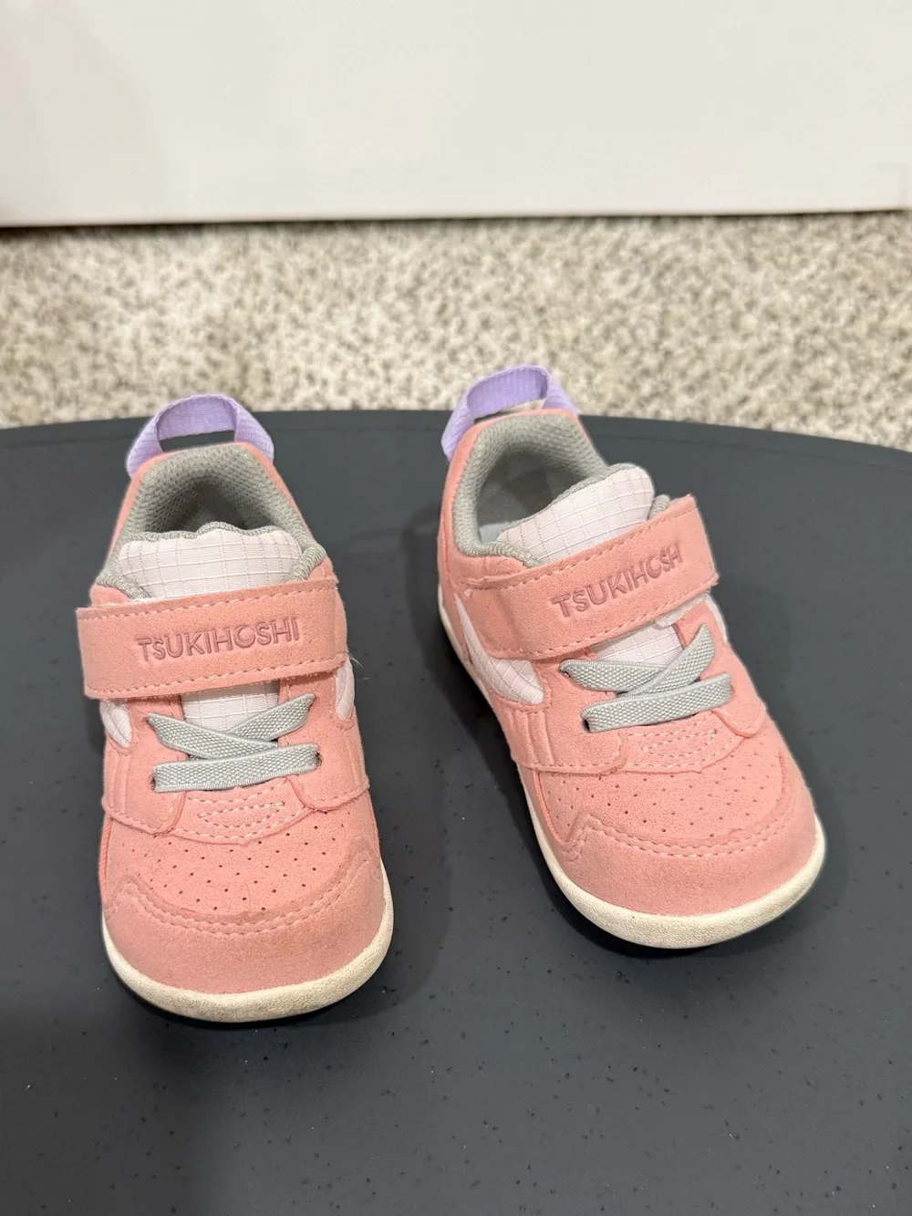 Tsukihoshi Kids' Pink Slip-On Athletic Shoes